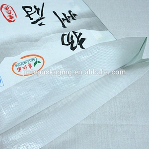 China supplier pp woven rice packing bag 25kg