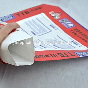 industrial use kraft paper valve bag for cement, tile adhesive, mortar packaging 20kg 25kg