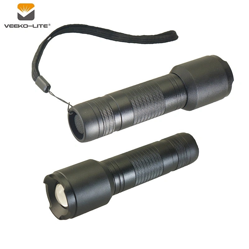 2018 HOT SALE 3AAA BATTERY 300 LUMENS  LED DIMMABLE ALUMINIUM FLASHLIGHT TORCH