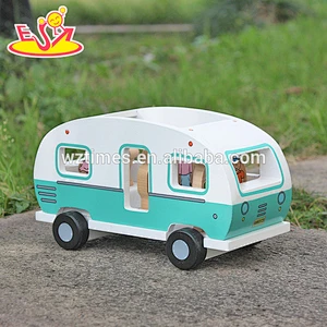 top fashion people and animals wooden toy car plans for children W04A313