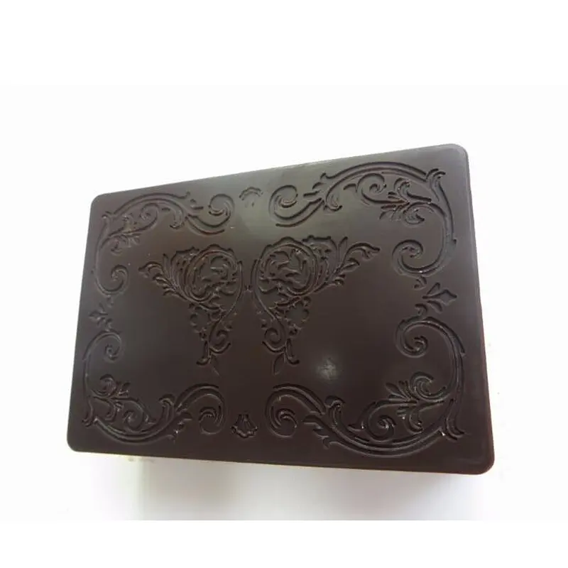QT0052 square shape butterfly stamp handmade soap mold silicone chocolate mould przy