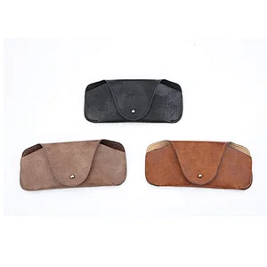 Unisex Style Handmade PU Leather Sunglasses Case