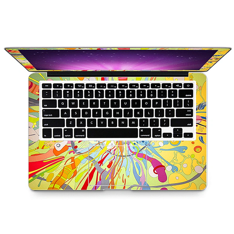 Fancy Waterproof Laptop Body Skin Guard custom decal stickers Dustproof Skin Sticker vinyl stickers for macbook air pro retina