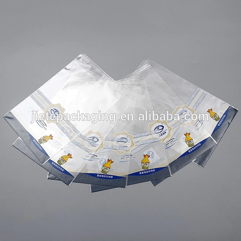 good quality transparent color printing PE food bag
