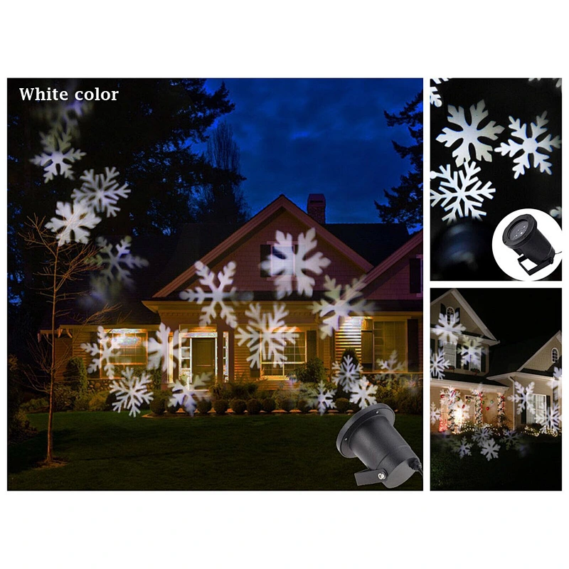 Outdoor led lawn light Waterproof Holiday Lighting Garden Christmas Snowflake projector