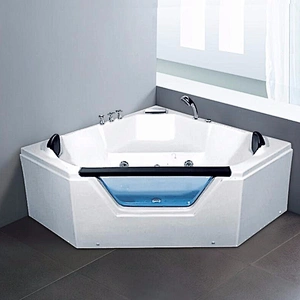China supplier jet whirlpool bathtub two person acrylic massage hot tub