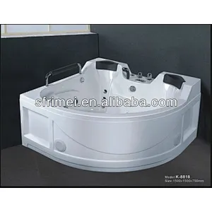 2018 most popular pure acrylic solid massage bathtub whirlpool
