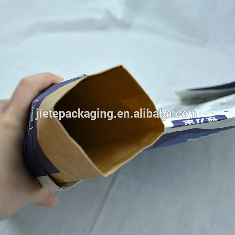 20kg cement, adhesive kraft paper bag size with valve port