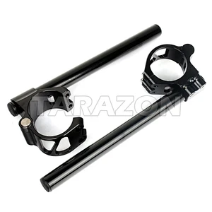 Aftermarket Custom Aluminum Motorcycle Handlebars Clip On For Kawasaki