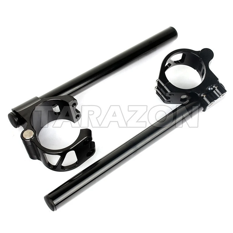 Aftermarket Custom Aluminum Motorcycle Handlebars Clip On For Kawasaki