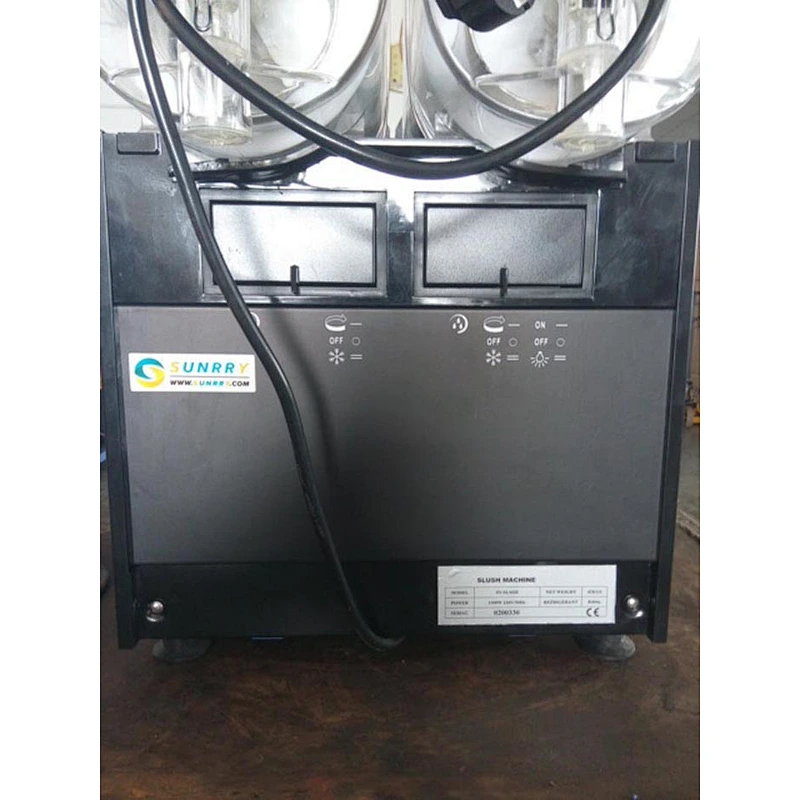 Commercial two tanks slush ice making machine for sale (SY-SLM20 SUNRRY)