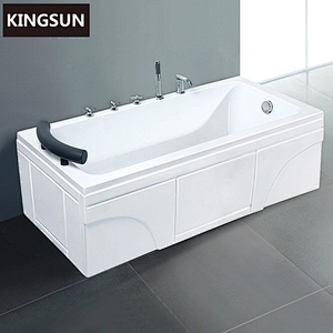 Acrylic Jetted Whirlpool Bath Tub Shower Combo