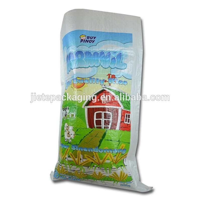 transparent polypropylene PP woven rice sacks bags made in China