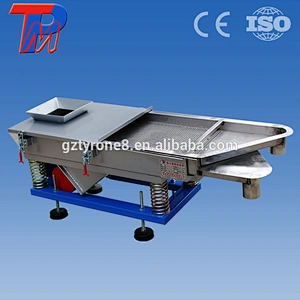 Powder , plastic , food vibration screen from China linear vibrating screen