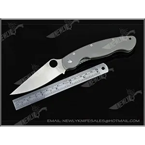 China Grey Titanium Blade Pocket Knife Stainless Steel