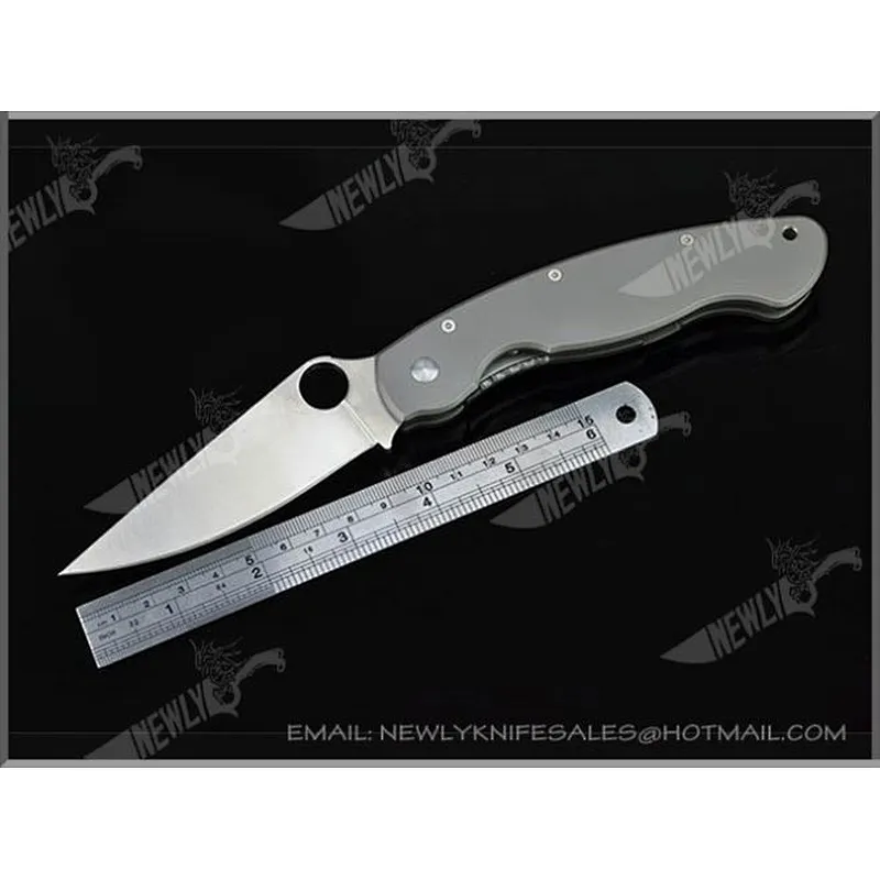 China Grey Titanium Blade Pocket Knife Stainless Steel