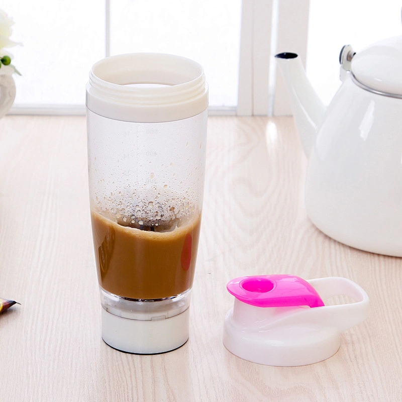2017 hot new products lazybone office Self stirring mug PC mug tea coffee cup for home and office