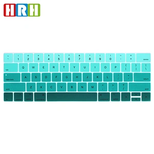 Rainbow Silicone Keyboard Protective Film laptop skin For Macbook Pro 13