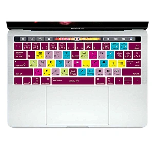 Chinese Wholesaler Waterproof Ado be InDesign TPU Keyboard Covers for macbook air keyboard Shortcuts Skin Touch Bar