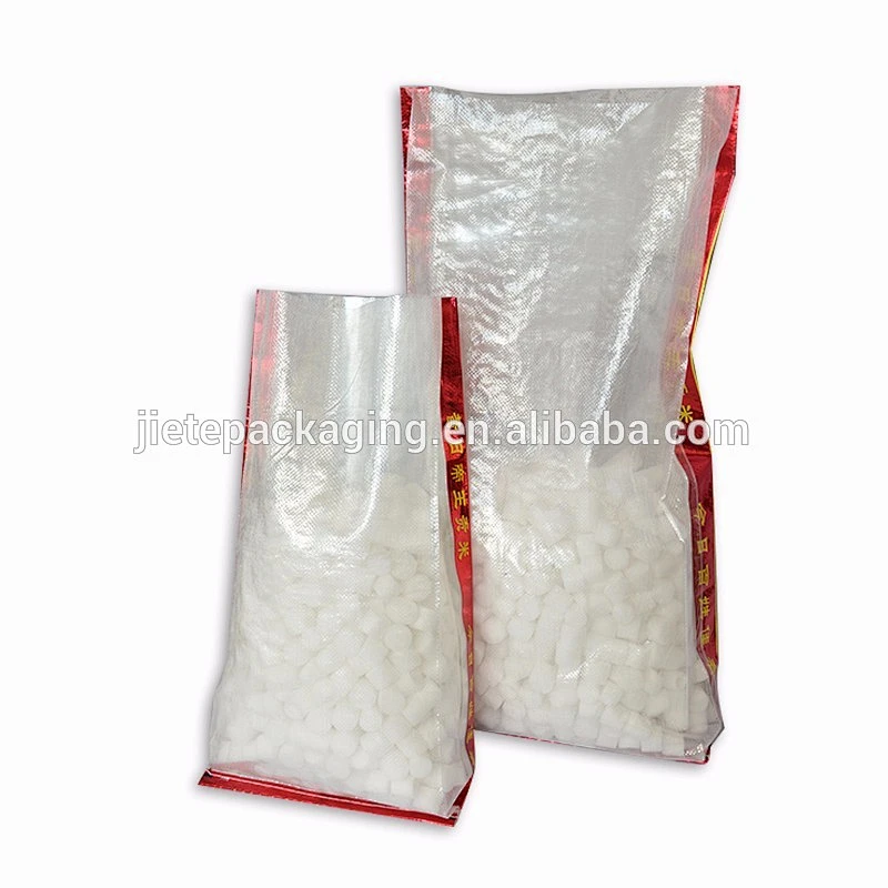 Video, New design China transparent pp woven packing 25kg 10kg 5kg Pakistani basmati rice bag