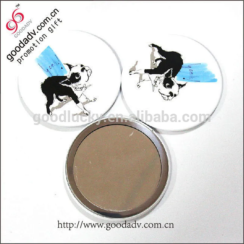 Wholesale Customize Paper Printing high Quality Tin Pocket Mirror