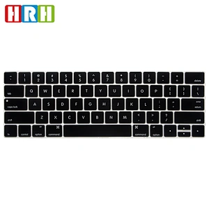 silicone colored laptop keyboard skin laptop keyboard  for macbook pro touch bar 13 15 english laptop keyboard