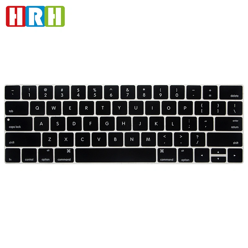 silicone colored laptop keyboard skin laptop keyboard  for macbook pro touch bar 13 15 english laptop keyboard