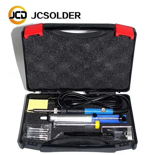 soldering iron kit 110V 220V 60 Watt 5 Free solder Tips solder wire soldering iron tool
