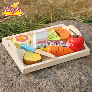 wholesale preschool food set toys wooden kids play food new design wooden kids play food W10B184