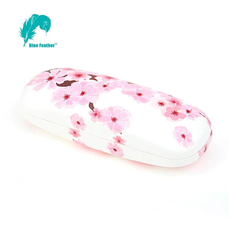 Elegant Printed Floral Hard  Eyeglasses Case for Daily Use