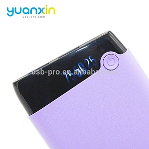 10000mah Digital power display Plastic Platinum gold silver blue and black Color power bank