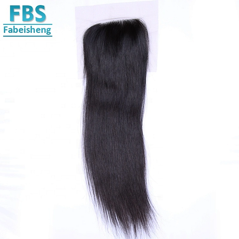 top quality 4*4 closure 130 density virgin hair in stock