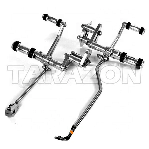 Polish Design Silver CNC Motorbike Rear Set Footrest for Harley SPORTER