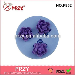Sugar art cake fondant mold silicone flower cake mold for cake decoration