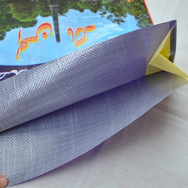 Custom wholesale transparent pp woven rice bag sacks