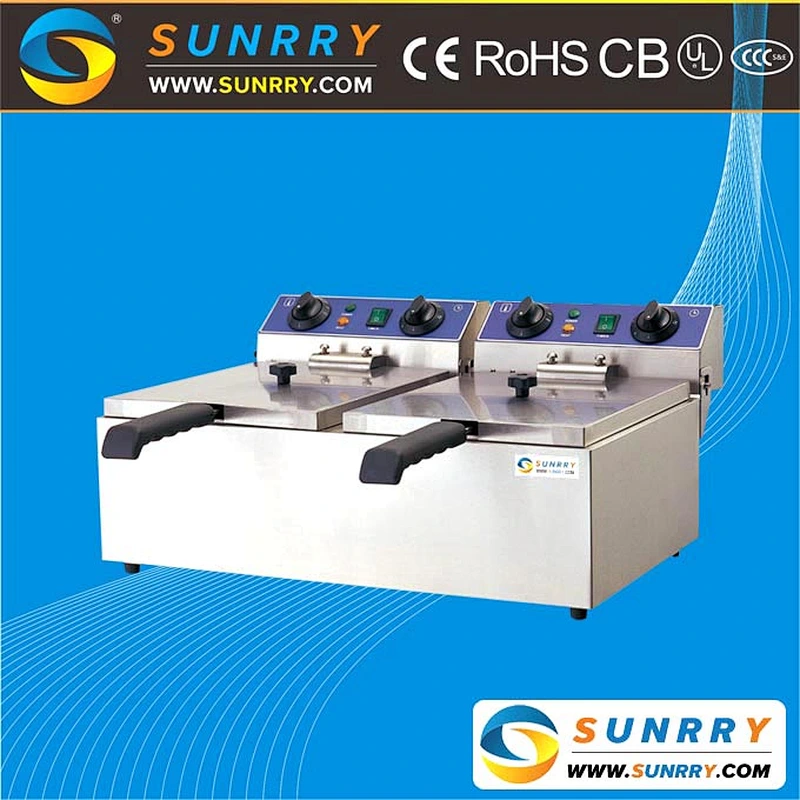High Quality Peanut and Chicken Fryer with 2 tank for sale