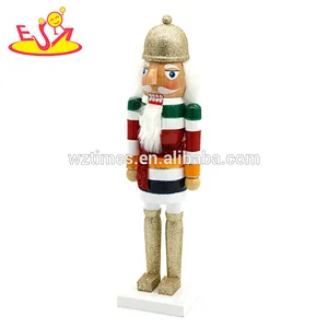 2018 Amazon top seller mini nutcracker soldier toys wooden wholesale nutcrackers for kids W02A291
