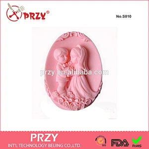 Handmade silicone soap mold for wedding