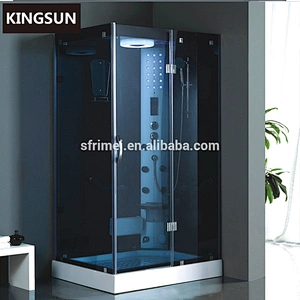 Wholesale Price Portable Indoor Black Steam Bath Cabin With Steam Generator