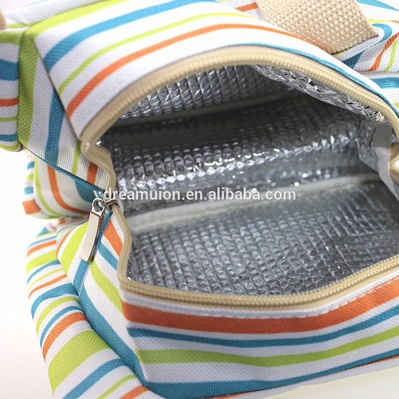 colorful Cooler Lunch thermal Bag Portable Insulated