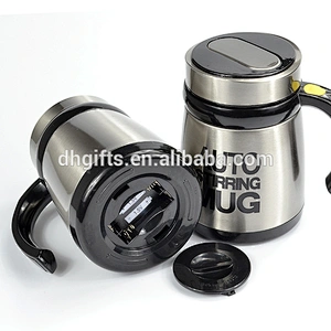 Automatic Electric Stirring Coffee Mug, Double Layer Stainless Steel Self Stirring Auto Coffee Mugs Self Mixing Cup for EUROPE