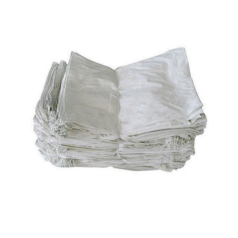 White green pp woven cement packaging bag with valve port