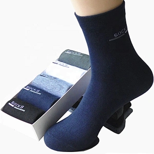 Hot selling custom logo cotton men ankle socks