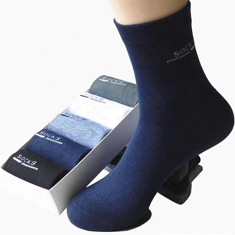 Hot selling custom logo cotton men ankle socks