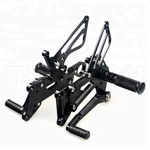 Top quality stunning aluminum adjustable rear sets for BMW