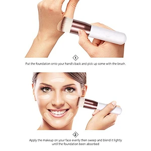 Kabuki Foundation Brush Professional Synthetic Hair Liquid Blending Powder Makeup Tools