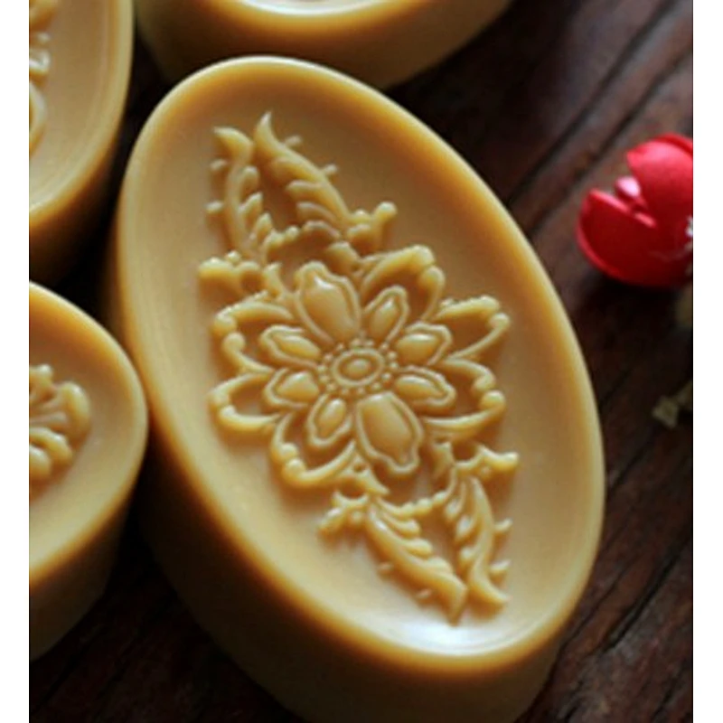 silicone soap molds 3D Flower Soap Mold DIY Handmade silicone Molds Candle Moulds przy