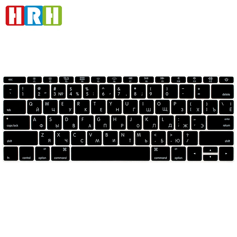 OEM Washable Russian Silicone Keyboard Protector laptop skin For Macbook Retina 12 Keyboard computer