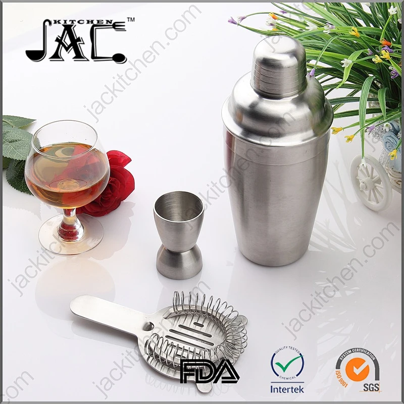 Professional Quality Stainless Steel Cocktail Shaker Set