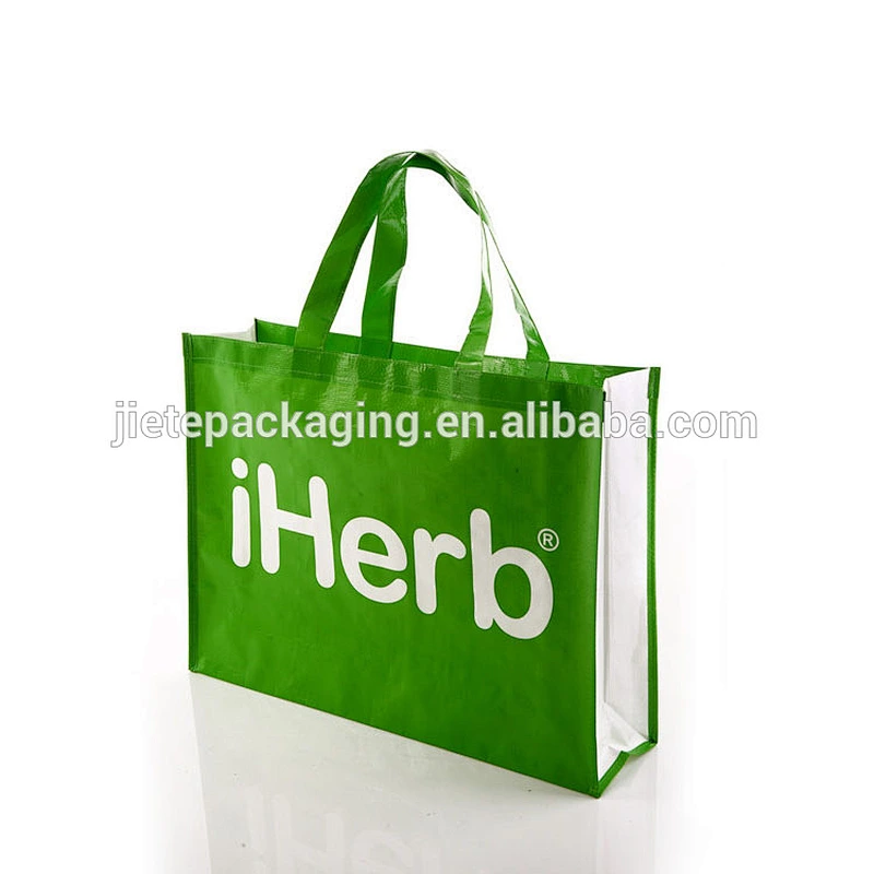 *PP woven vegetables and fruits shopping bag, sack with lamination, made in China